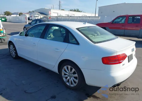 2009 Audi A4 2.0T Premium from USA, damaged, VIN WAUSF78K79N031510